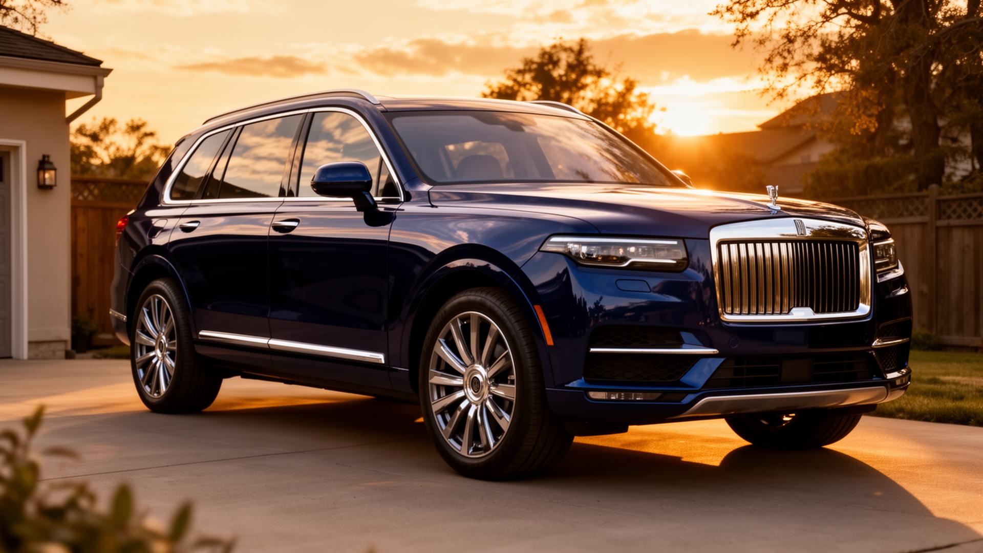 Luxury detailed vehicle
